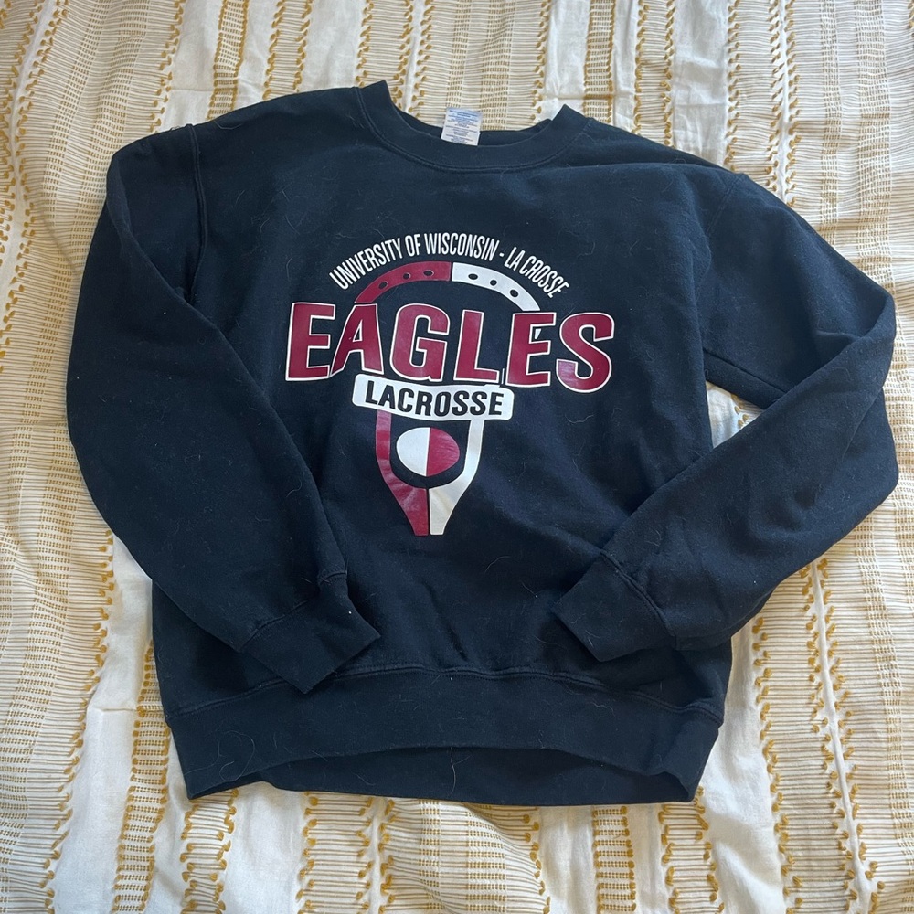 UW LAX lacrosse crew neck